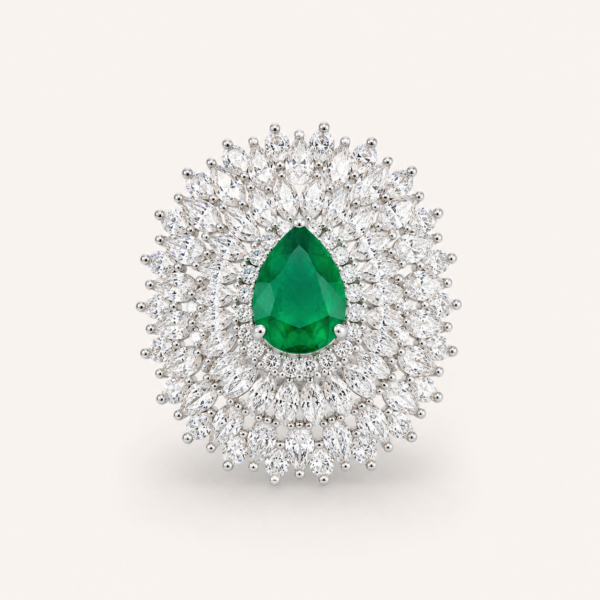 green stone ad ring